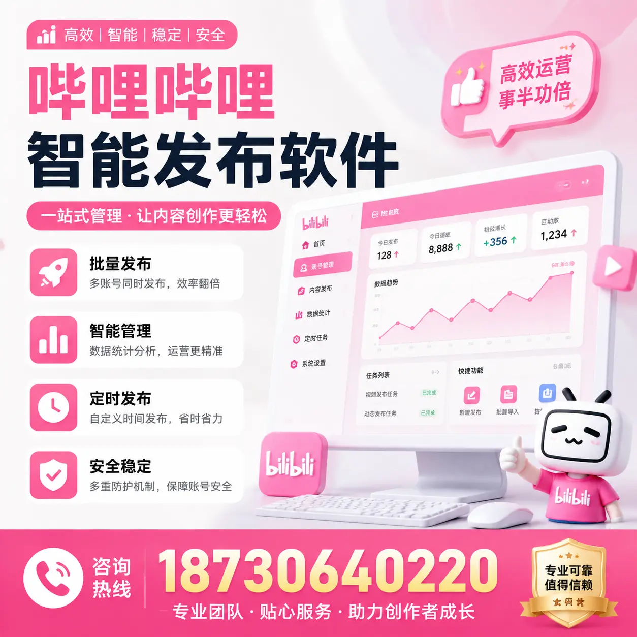 如何评估哔哩哔哩智能发布软件的ROI？辽阳 企业必读